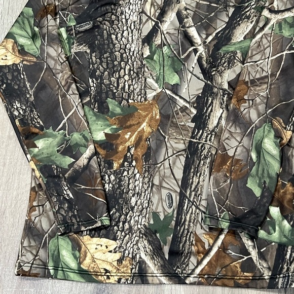 Vintage VTG M Safertec Rebound Xtra-Dri Realtree Made in USA Camo Hunting Shirt - Picture 3 of 6